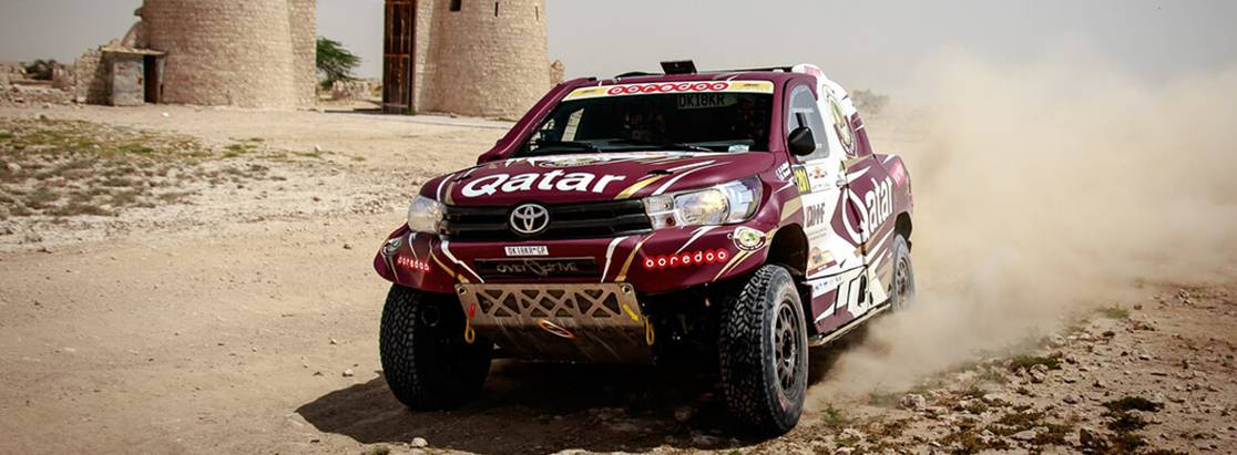 Нассер Аль-Аттия на Toyota Hilux выиграл Qatar Sealine Rally Нассер Аль-Аттия на Toyota Hilux выиграл Qatar Sealine Rally